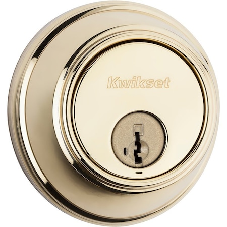 Kwikset 817 3 SMT RCAL RCS UL Deadbolt, 2 Grade, Keyed Key, Zinc 8173SMTRCALULRCS