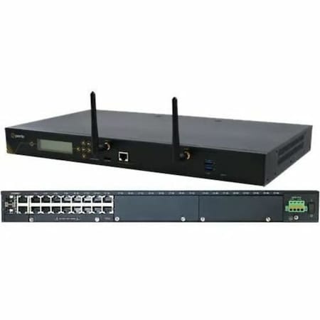 Perle IOLAN SCG18 S-WD Console Server: 16 x software selectable RS232/422/485 RJ45 interfaces, 2 04035390