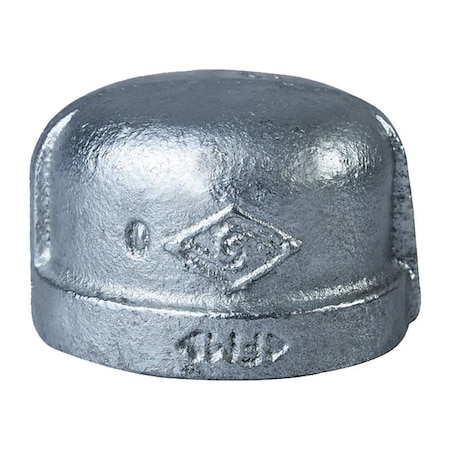 Worldwide Sourcing Cap Malleable Galv 1In 18-1G