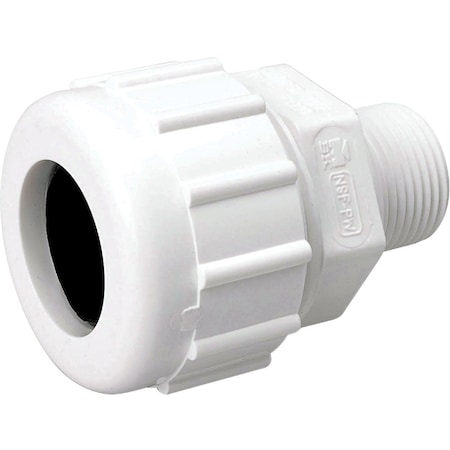 B & K 2'' Compression x 2'' MIP PVC Union Adapter 161-108