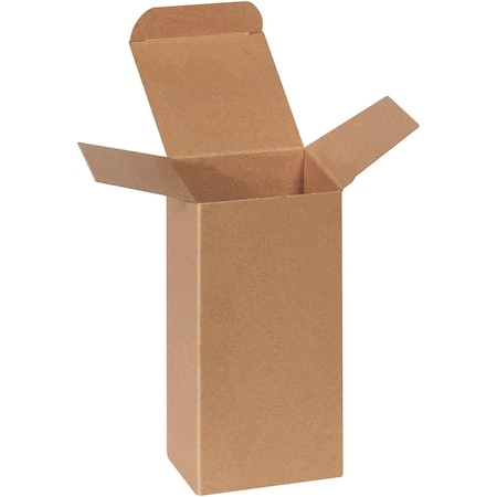 Non-Branded 3 in x 3 in x Reverse Tuck Folding Carton, Kraft, Chipboard, 250 PK RTS19HD