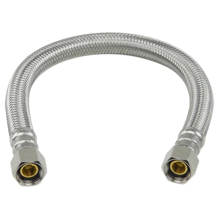 Brasscraft Plumbshop 3/8 in. Compression pc X 3/8 in. D Compression 12 in. Braided Stainless Steel F PLS1-12KC F