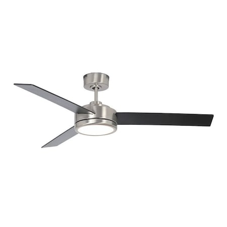 Westgate 52in DC 3-BLADE CEILING FAN AND LIGHT 5CCT 18W REMOTE BN/ REV. BLK/GY, 30K/35K/40K/50K/65K WFL-DC-125-RC-3B-52-MCT5-BN-BK