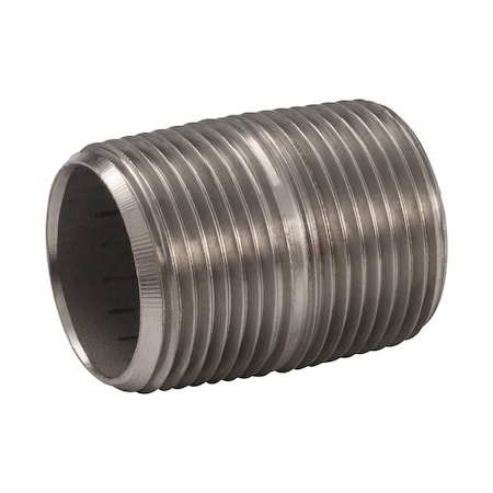 Proline Series Stainless Steel 3/4-in MIP x Close Sch40 Nipple SN-877