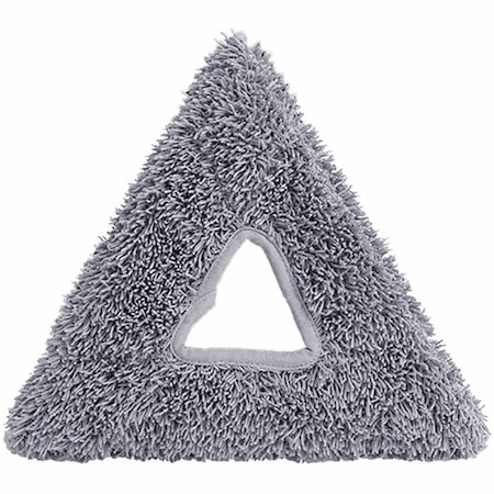 Unger Washing Pad, Microfiber, 1 in H, Gray, PK5 SRPD2