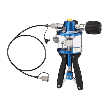 Sika Usa Hydraulic Hand Test Pump Kit, 0 to 10,000 PSI, Carry Case and Adaptor Set, Calibration Tool EPPM7000BL0003US