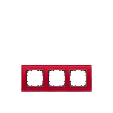 Siemens DELTA miro glass Frame 3-fold Authentic material glass ORIENT 232x 90 mm 5TG1203-3