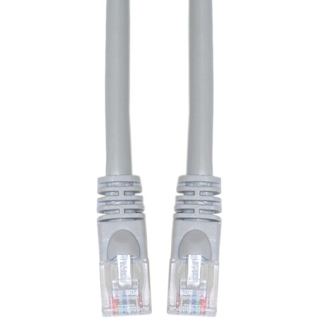 Cable Wholesale Cat6 Gray Copper Ethernet Crossover Cable, Snagless/Molded Boot, 50 foot 10X8-33150