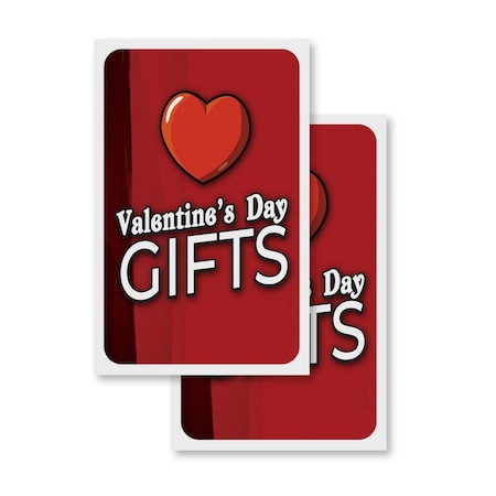 Signmission Valentines Day Gifts, Vinyl Decals Only 24 Inch x 36 Inch, Vinyl Decal, 2PK DSB-2436-2PACK-30429