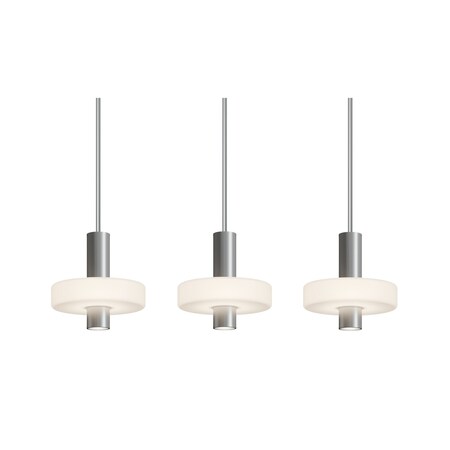 Afx Sydney 3-Light Linear Pendant, 120V, 63W, 5 CCT, Satin Nickel SYDP10LAJUDSNLNR3