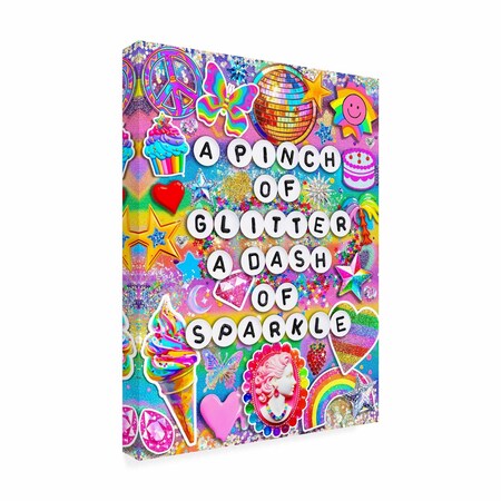 Trademark Fine Art Outdoor Canvas Art - Jess Stempel 'Pinch and Dash' Wall Art for Patios, or Gardens GRL01787-OC1824WR
