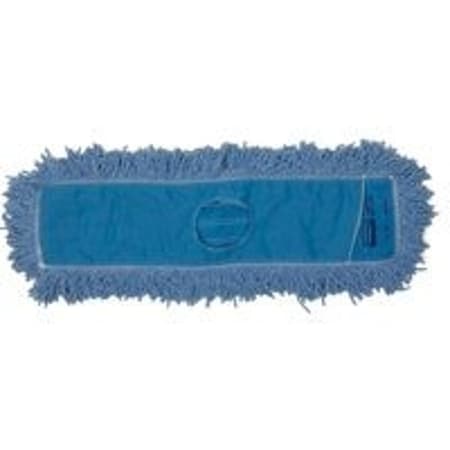 Rubbermaid FGJ25300 BL00 Dust Mop Head, Polyester, Blue FGJ25300BL00