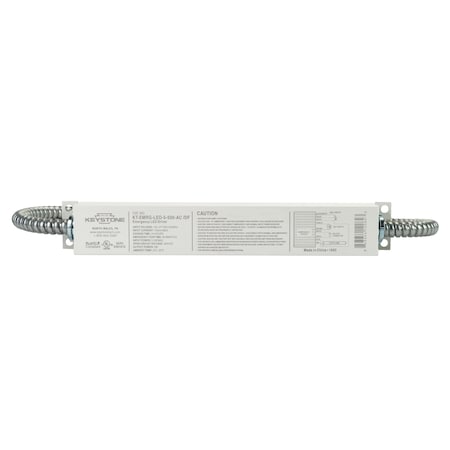 Keystone LED Emergency Backup, 5W - 500 Lumen Constant Power Design. 120-277V Input. Dual Flex Cable Design. KT-EMRG-LED-5-500-AC /DF-IP