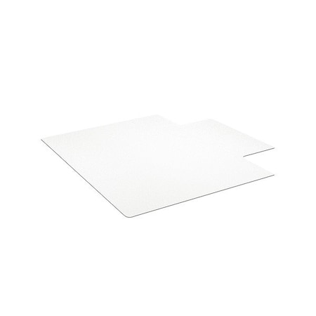 Es Robbins Chair Mat, 53" L, 45" W, Vinyl, Clear 131823
