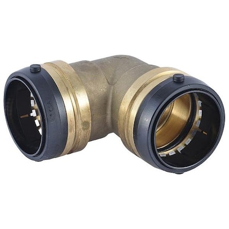 Sharkbite Elbow, Brass, Push-Fit2in, Push-Fit2in UXL0254