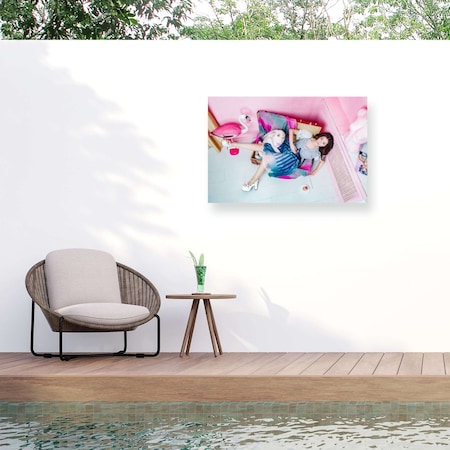 Trademark Fine Art Outdoor Canvas Art Photographer 'Tamila' Wall Art for Patios, or Gardens 1X32082-OC1624WR