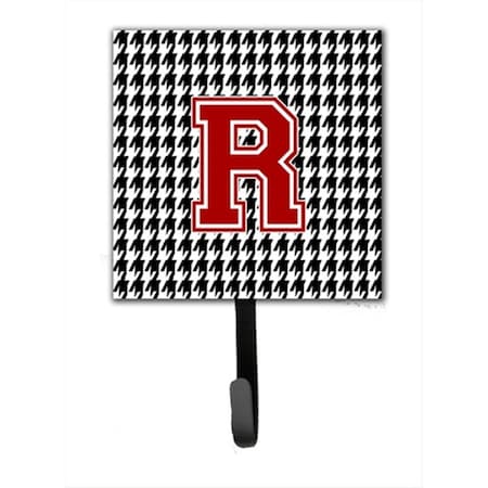 Carolines Treasures Monogram - Initial R Houndstooth Leash Holder Or Key Hook CJ1021-RSH4