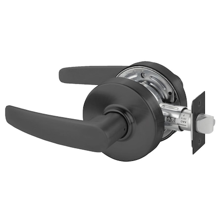 Sargent Grade 2 Passage Cylindrical Lock, B Lever, Non-Keyed, Black Suede Finish, Non-handed 28-7U15 LB BSP