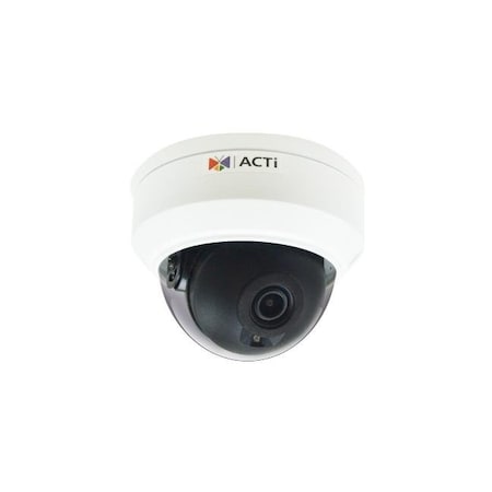 Acti 4MP Outdoor Mini Dome with D/N, Adaptive IR, Superior WDR, SLLS, Fixed Lens Z911