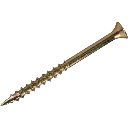 Do It Best No, 8 x 1-1/4'' Star Drive Flat Head Gold Construction Wood Screw, 1030 Ct. 5 Lb. DIB200733
