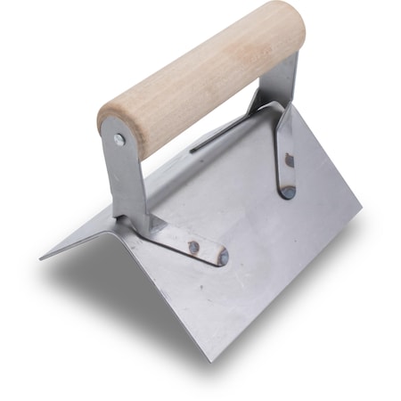 Marshalltown Concrete Corner Trowel, Stainless Corner Trowel, Step Trowel, 5 x 2 1/2 in Outside Corner Trowel 942