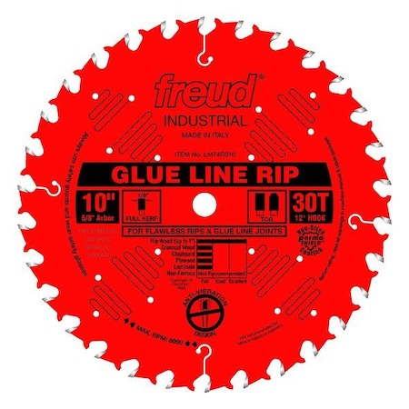 Freud CircularSawBlade, Carbide, Dia:10" LM74R010
