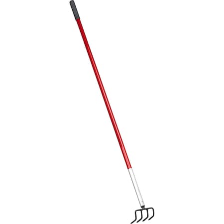 Corona Tools Cultivator, 4 Prong, 60 in. Aluminum Handle CV 60064