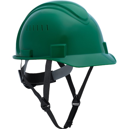 North Short Brim, Type I Vented, Hard Hat w/HDPE Shell, 4-Point Textile Suspension, Wheel Ratchet Adjustment NSB21004