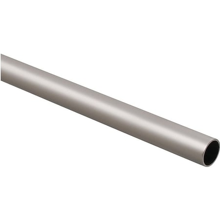 National Hardware BB8604 Closet Rod, 1-5/16 in Dia, 8 ft L, Steel, Satin Nickel S822-101