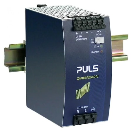 Puls Din Rail Power Supplies for 1-Phase System, 24V, 10A, Conformal Coating, Atex QS10.241-A1