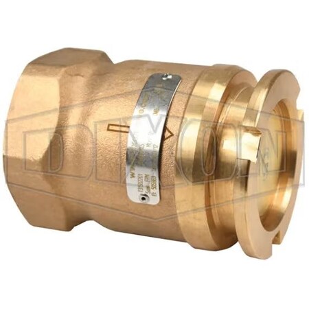 Dixon Mann-Tek by  Mann Tek Dry Disconnect Adapter Tank Unit with FKM FPM Seals, 3 in Nominal, Gunmetal,  DDA300GM105