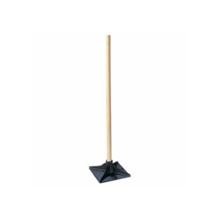 True Temper Tamper, 10 in x 10 in, Steel, 42 in Hardwood Handle 027-1133700