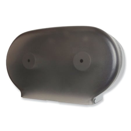 Gen Twin Tissue Dispenser, 19.5" x 5.5" x 11.25", Transparent 614-10