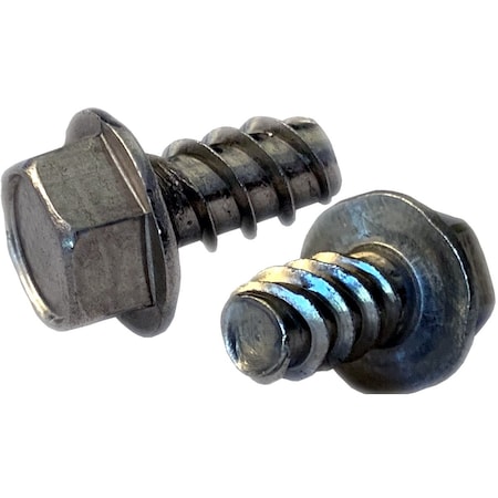 Newport Fasteners #6-19 x 5/8 in, 18-8 Stainless Steel Flange Hex Head Hex Drive, 1000 PK 645605-1000