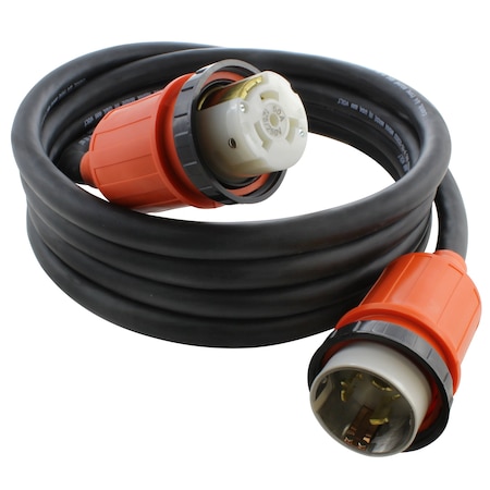 Ac Works 50ft 6/4 SOOW NEMA SS2-50 50A 125/250V Marine Boat Rubber Power Cord MSS2PR-050