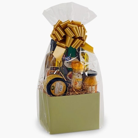 Nashville Wraps Clear Cello Basket Bags, Medium 16x24, 100PK C16BC