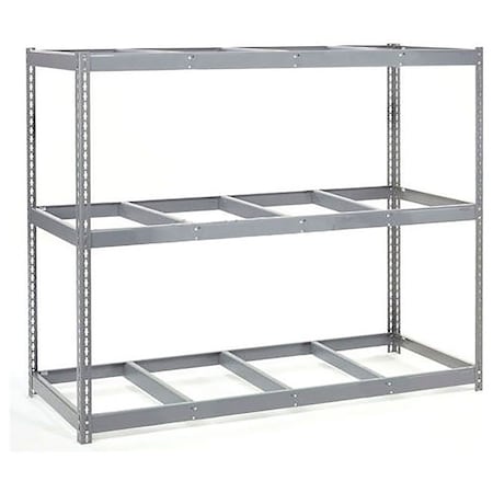Global Industrial 2 Shelf, Heavy Duty Boltless Shelving, Starter, 72"W x 36"D x 36"H, No Deck B3171104