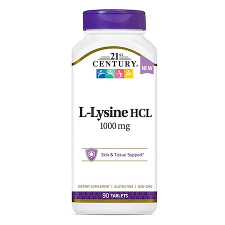 21St Century L-Lysine, 1000mg, 90PK 74098528063