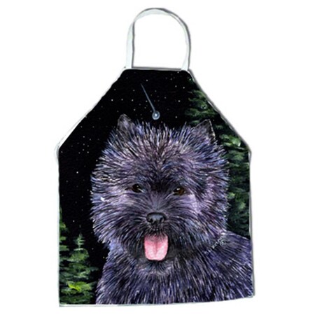Carolines Treasures Starry Night Cairn Terrier Apron - 27 x 31 in. SS8494APRON