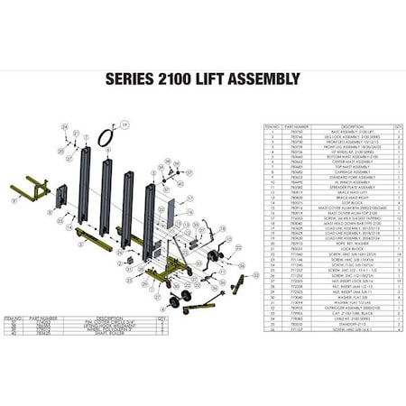 Sumner LIFTING HOOK WELDMENT, CD LIFT 786585