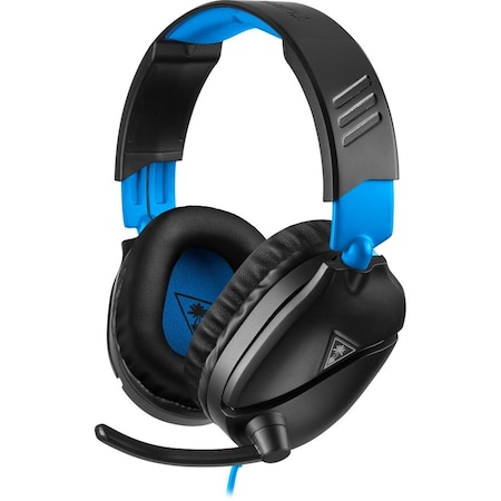 Turtle Beach Recon 70PS Wired Gaming Headset for PlayStation - Black/Blue TBS-3555-01
