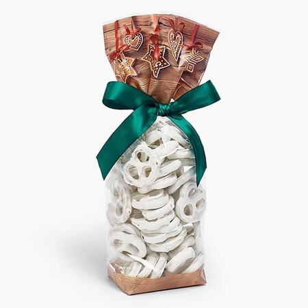 Nashville Wraps Gingerbread Hard Bottom 1.4 mil Cello Bags, 3.5x2.25x12, 100PK 99803