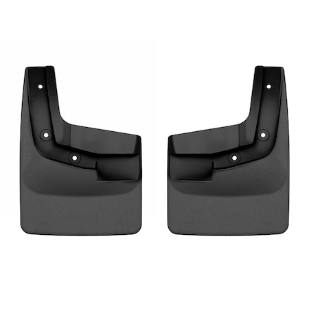 Weathertech Black, No Drill MudFlaps 110186