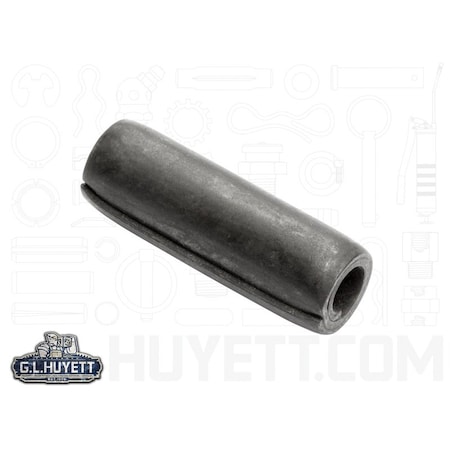 Huyett Coiled Spring Pin, Standard Duty, Phosphate Coat High Carbon Steel, 0.094 in Dia x 1.000 in L SPCP-093-1000