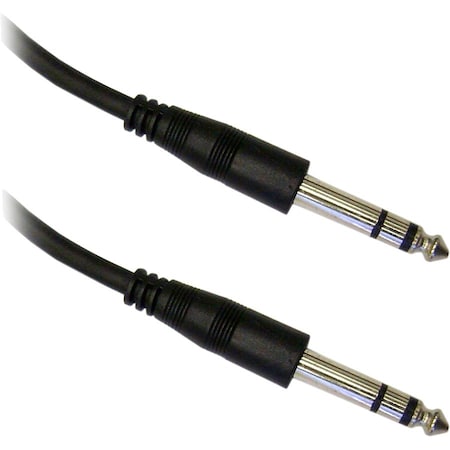 Cable Wholesale CableWholesale 1/4 Inch, Stereo, Male to Male, Patch Cable, 15ft 10A1-62115