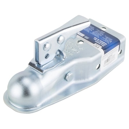 Vulcan Trailer Coupler, 2000 lb Towing, 178 in Trailer Ball, Lever Latch, Steel 21002