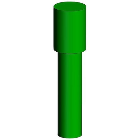 Smc Push-Fit Plug, Green, Rigid KRP-07