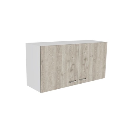 Homeroots 39" Wood Brown Laminate Accent Cabinet With Multiple Shelves 477614