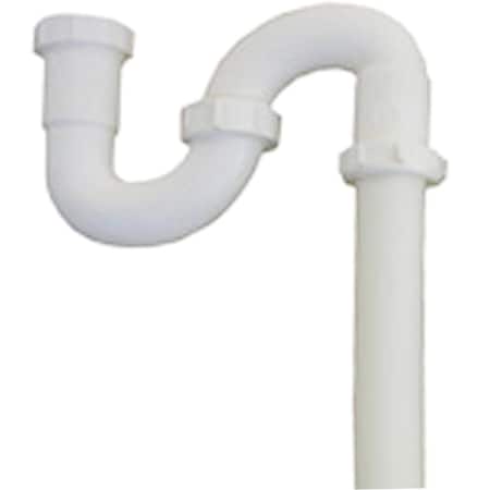 Westlake Pipe & Fittings 1-1/4'' OD Wht Plastic S-Trap 3/1/4339