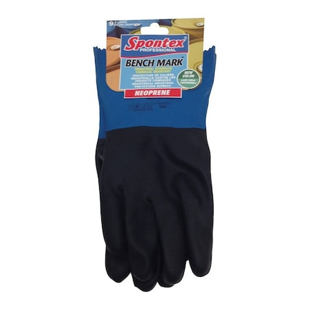 Spontex Bench Mark Neoprene Cleaning Gloves XL Black 33004ZQK